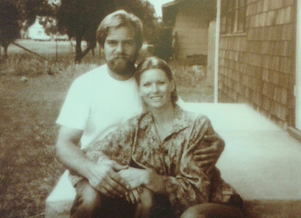  Mom and Dad on the front porch in 1979. 