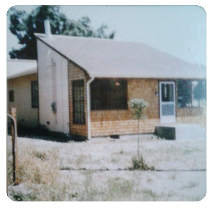  Photo taken when Mom and Dad first bought our house in 1979. 